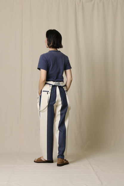 Big Stripe Suspender Pants