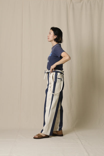 Big Stripe Suspender Pants