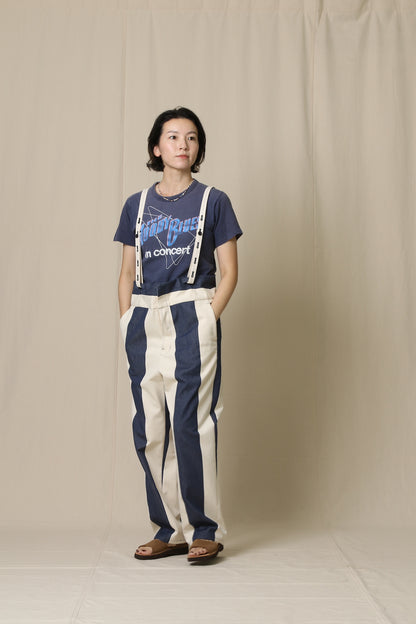 Big Stripe Suspender Pants