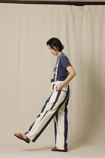 Big Stripe Suspender Pants