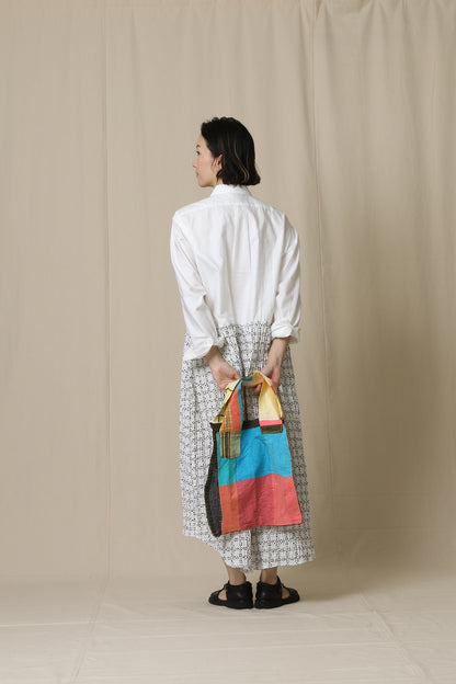 QUE with SUNSHINE+CLOUD COLLABORATION DRESS＆BAG