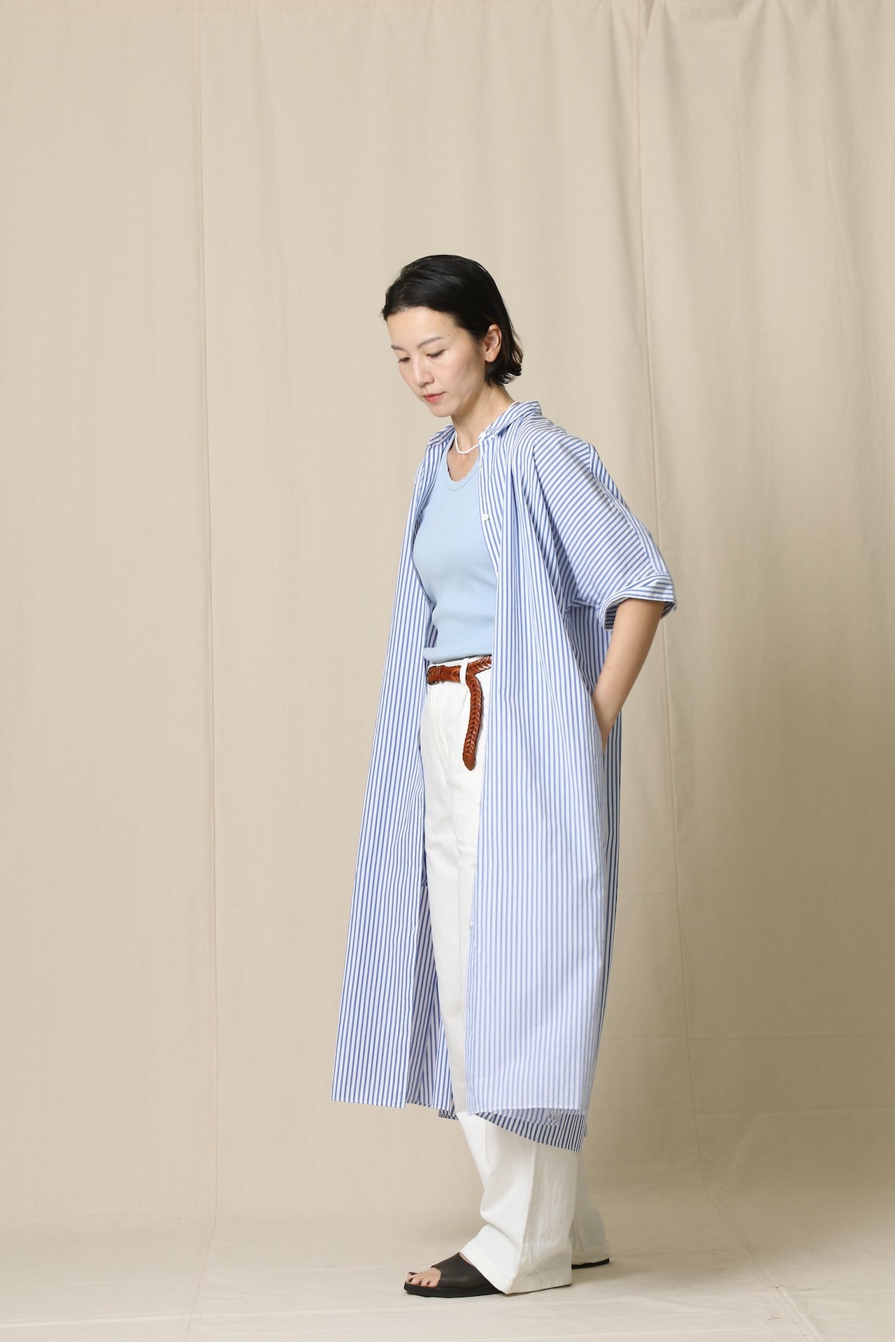 RAGLAN SLEEVE SHIRT DRESS