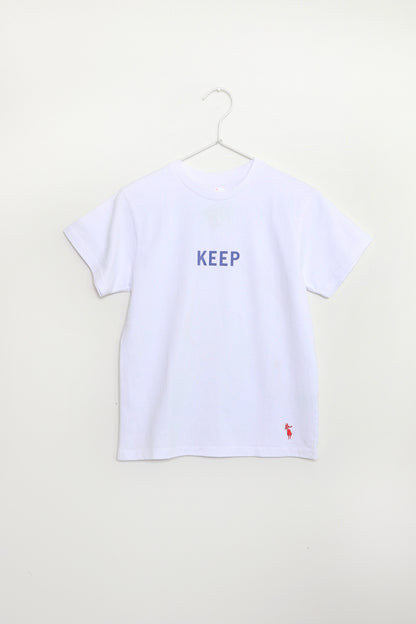 Short sleeve T-shirt/KEEP-BLUE