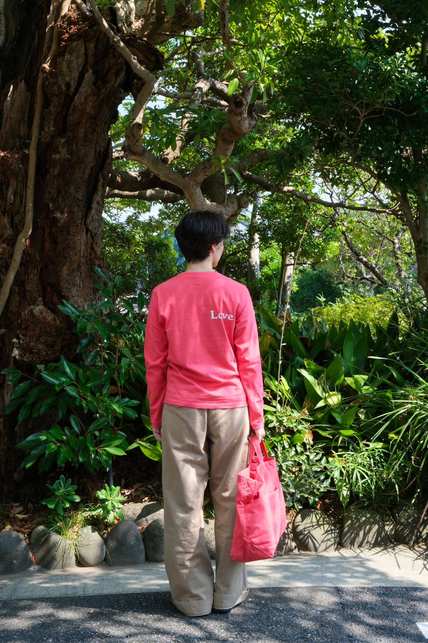 Long sleeve T-shirt/ Rose - Love