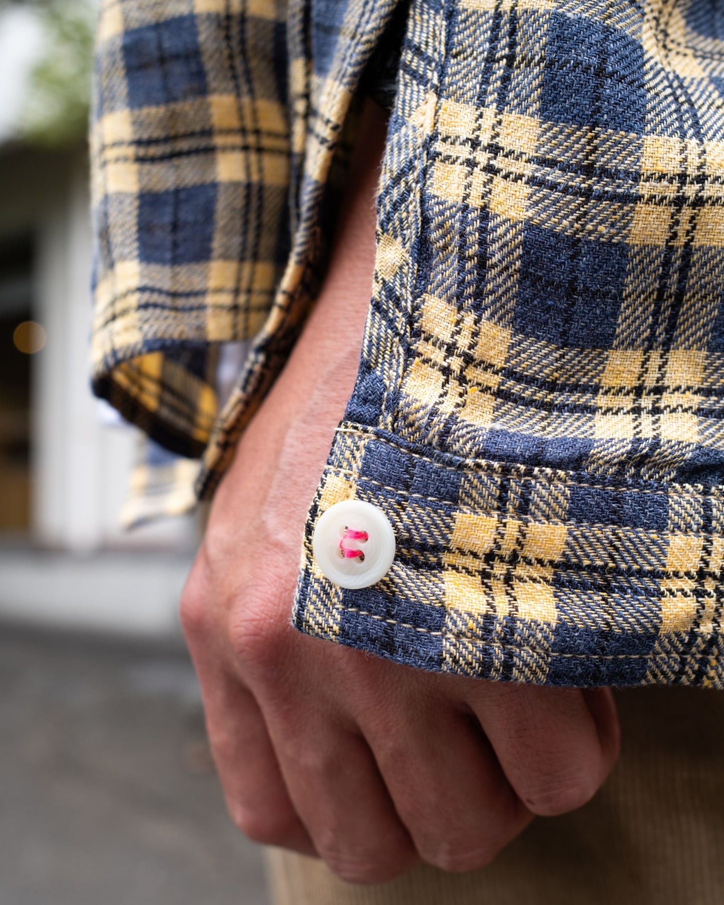 STANDA MALIBU / LINEN TARTAN CHECK