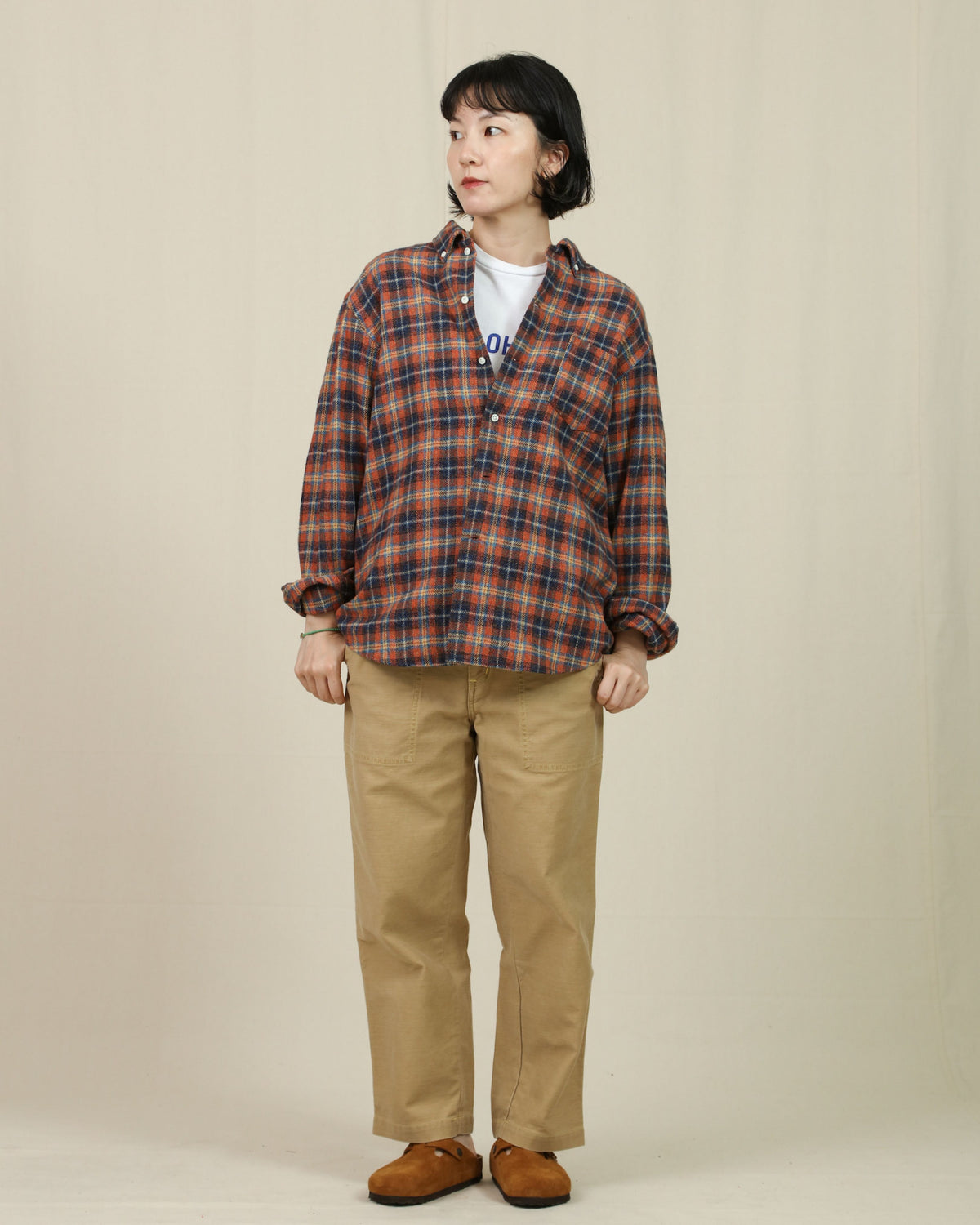 NEW WEST / TWEEDY COTTON CHECK