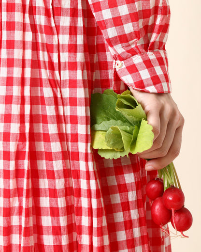 Gingham Check Dress / injiri