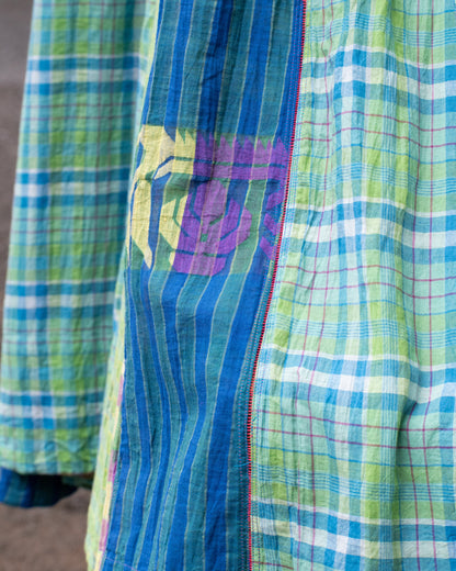 Khadi Cotton Check Dress / injiri