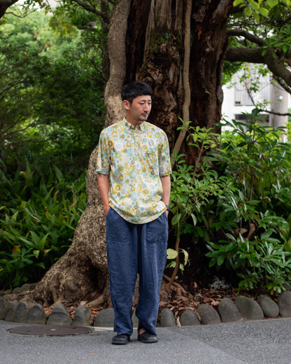 SLIP ON SS / YELLOW LIBERTY FABRICS