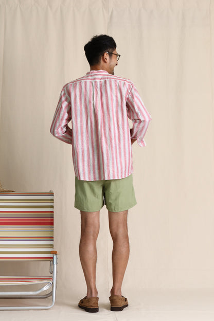 Open standa shirt, Key West shirt (open collar short sleeves)