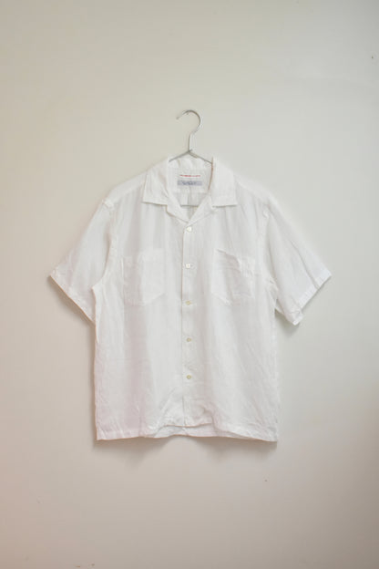 Linen over dyed key west/short sleeve