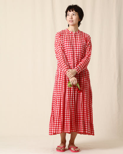 Gingham Check Dress / injiri