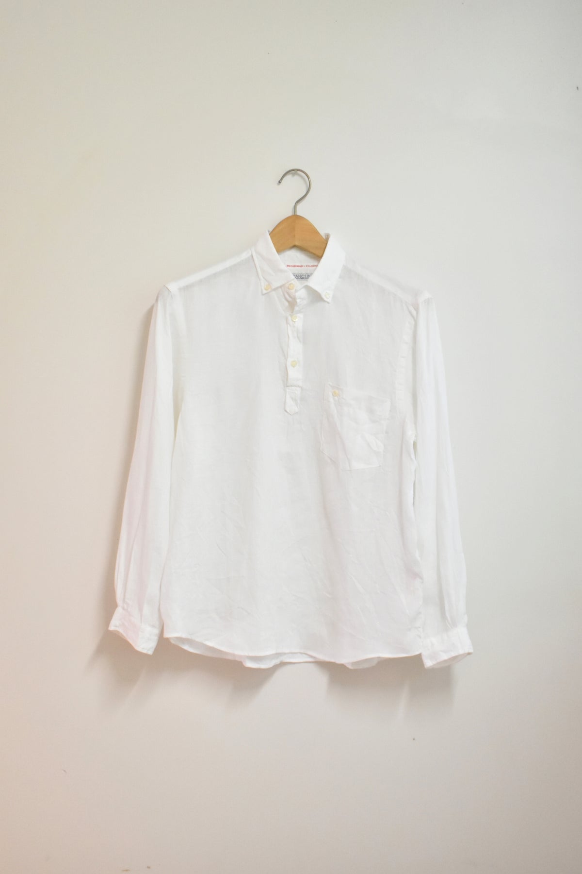 Linen over dyed slip on shirt – Sunshine+Cloud