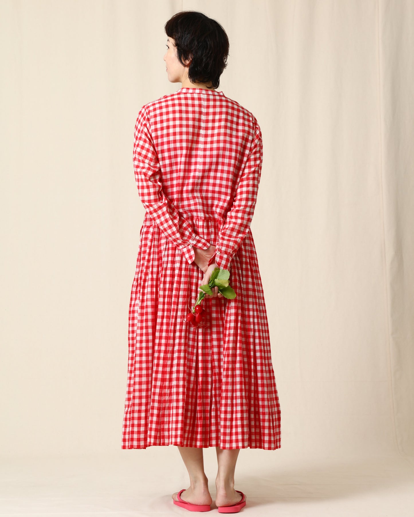 Gingham Check Dress / injiri