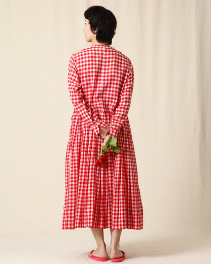 Gingham Check Dress / injiri