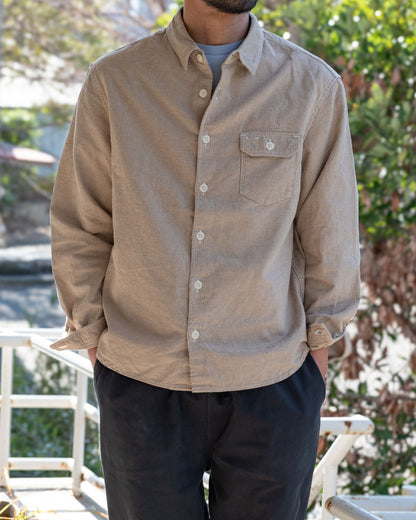 MALIBU SHIRT / COTTON LINEN LIGHT CANVAS