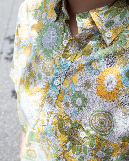 SLIP ON SS / YELLOW LIBERTY FABRICS