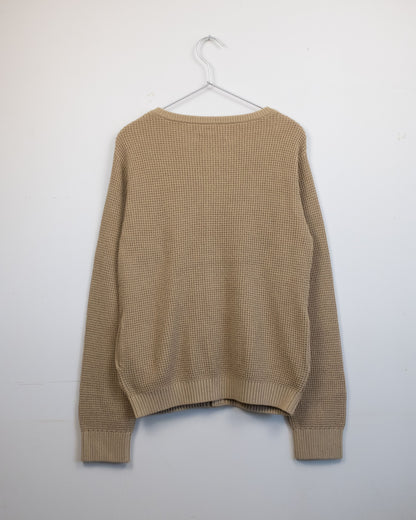 WAFFLE CARDIGAN