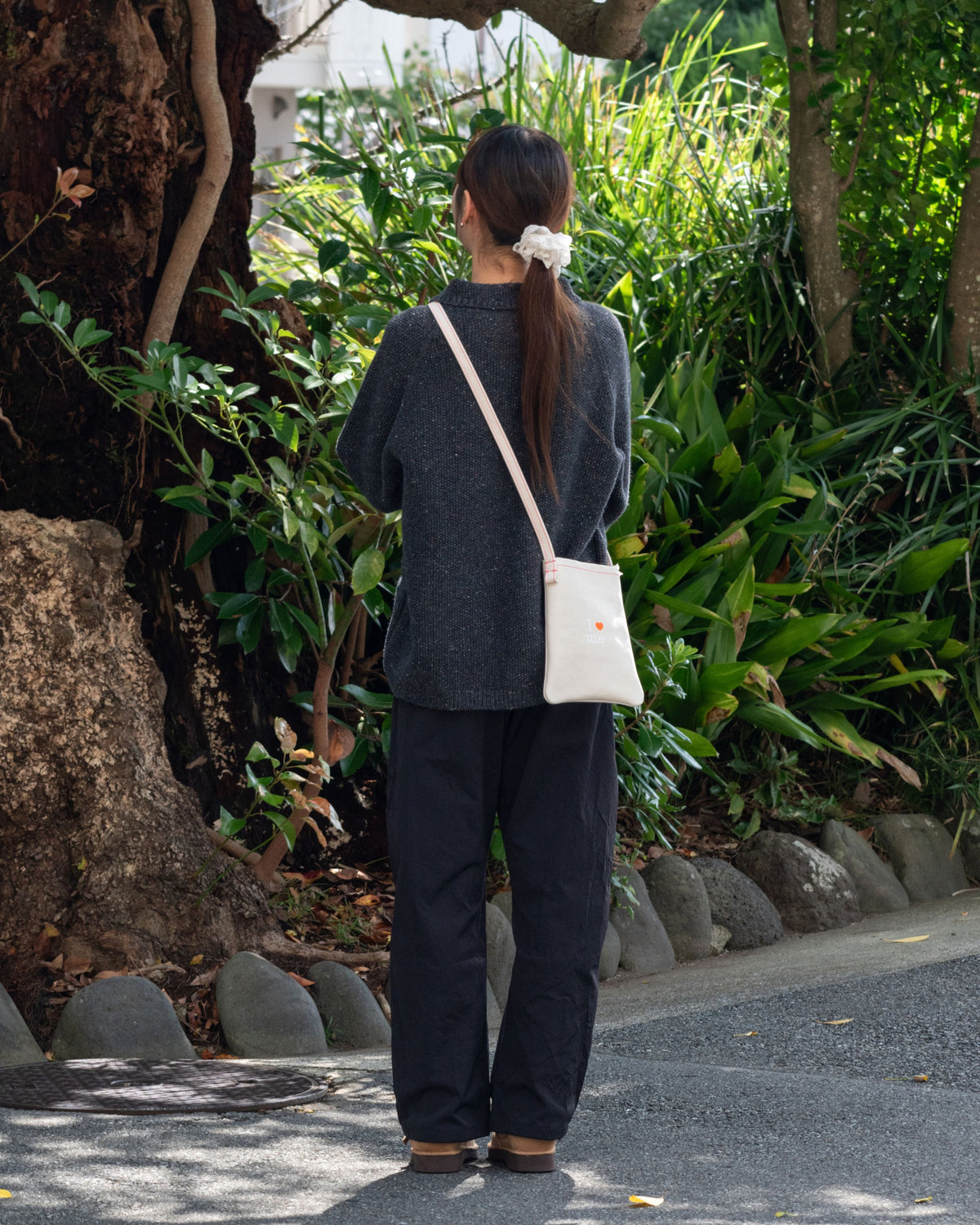 LEATHER BANK BAG / P33