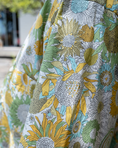SLIP ON SS / YELLOW LIBERTY FABRICS
