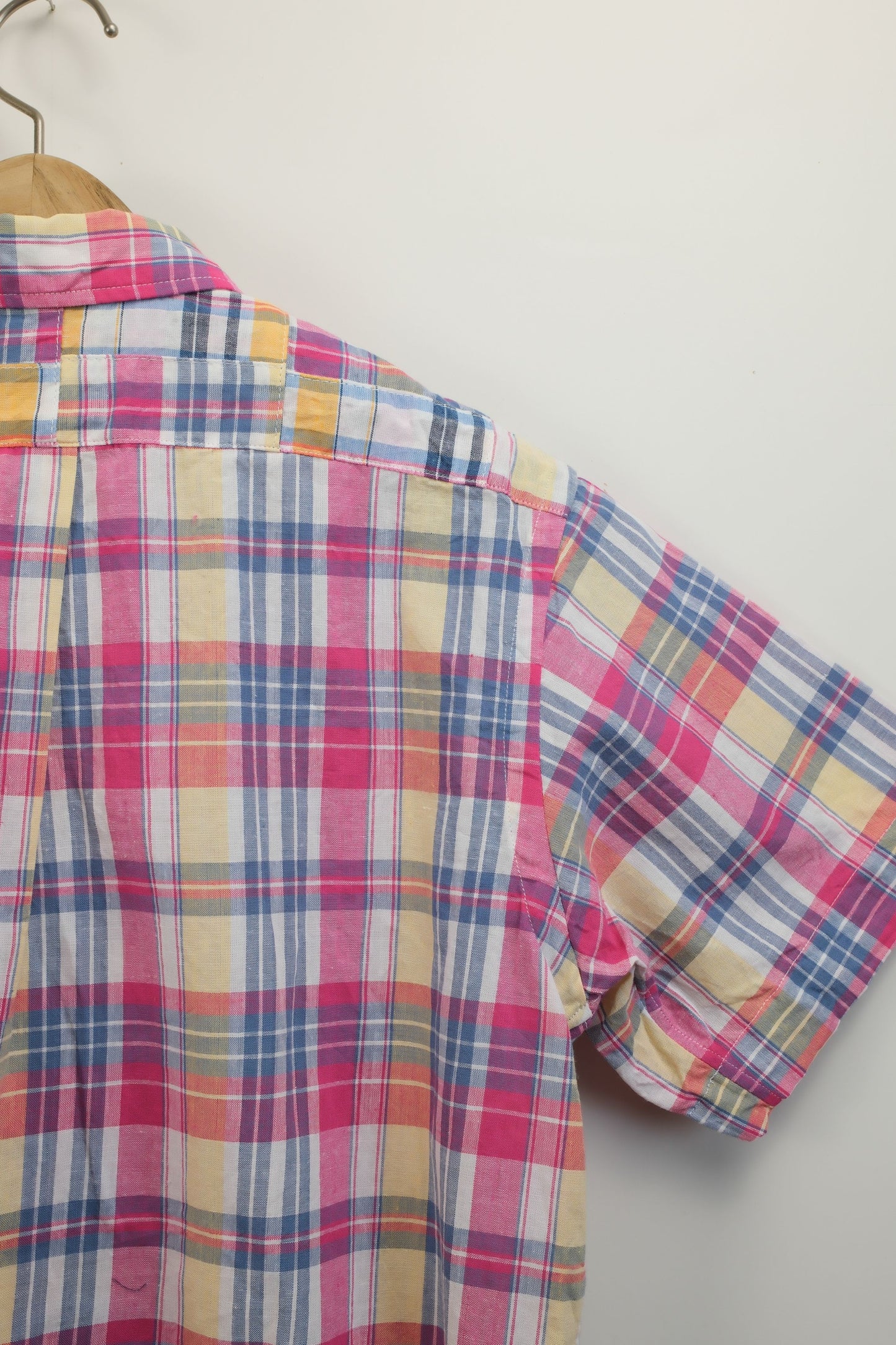 NEW WEST SHIRT SS / MADRAS CHECK × PATCH WORK