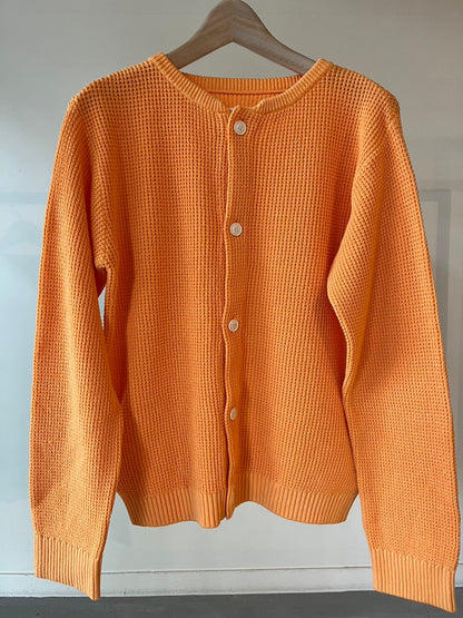 Waffle cardigan