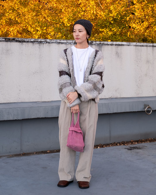 apuntob 2TUCK CORDUROY PANTS