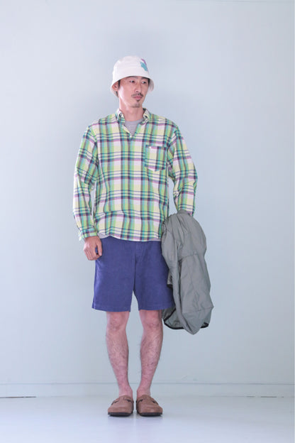 SLIP ON SHIRT / COTTON MADRAS CHECK