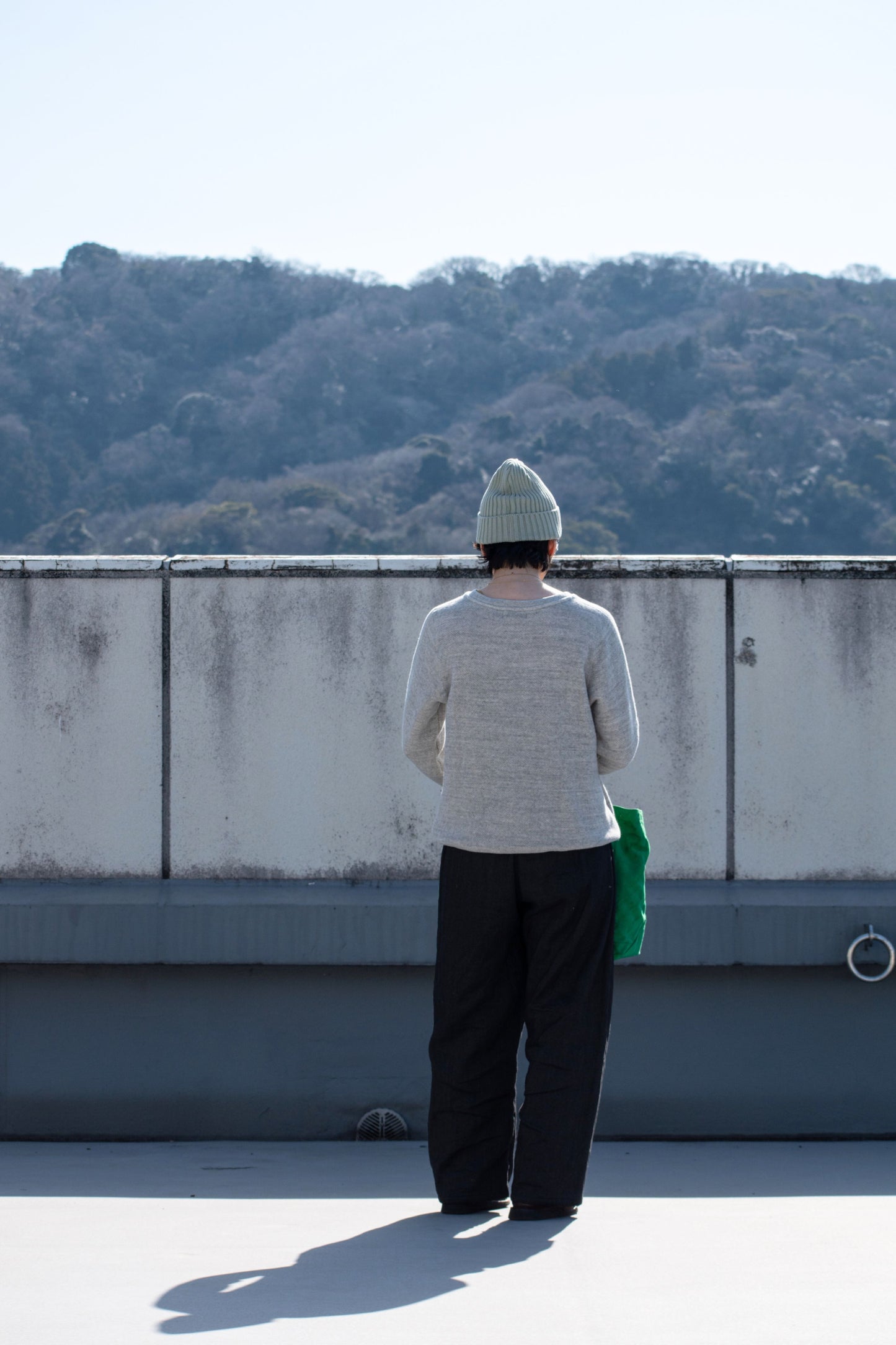 吊り編みトレーナー