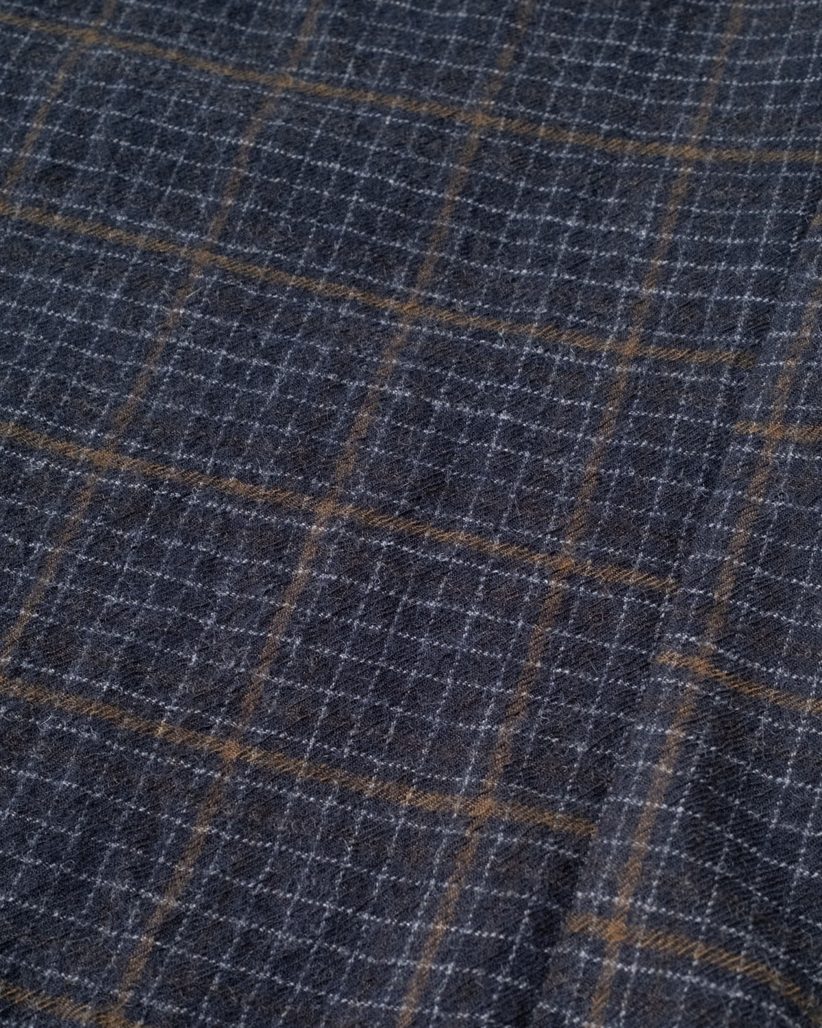 apuntob / WOOL CHECK WIDE PANTS