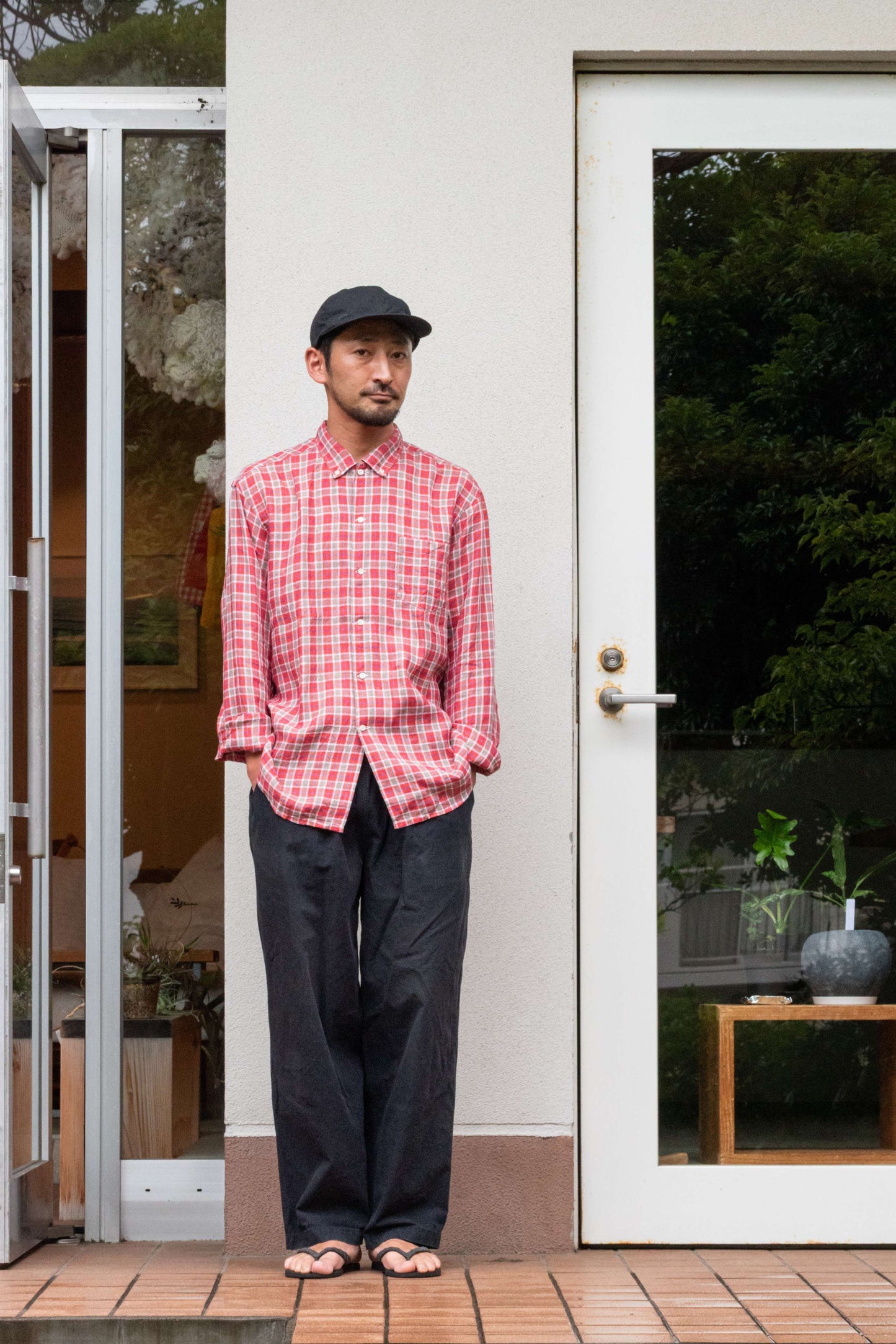 New west coast bottun down shirt CANCLINI