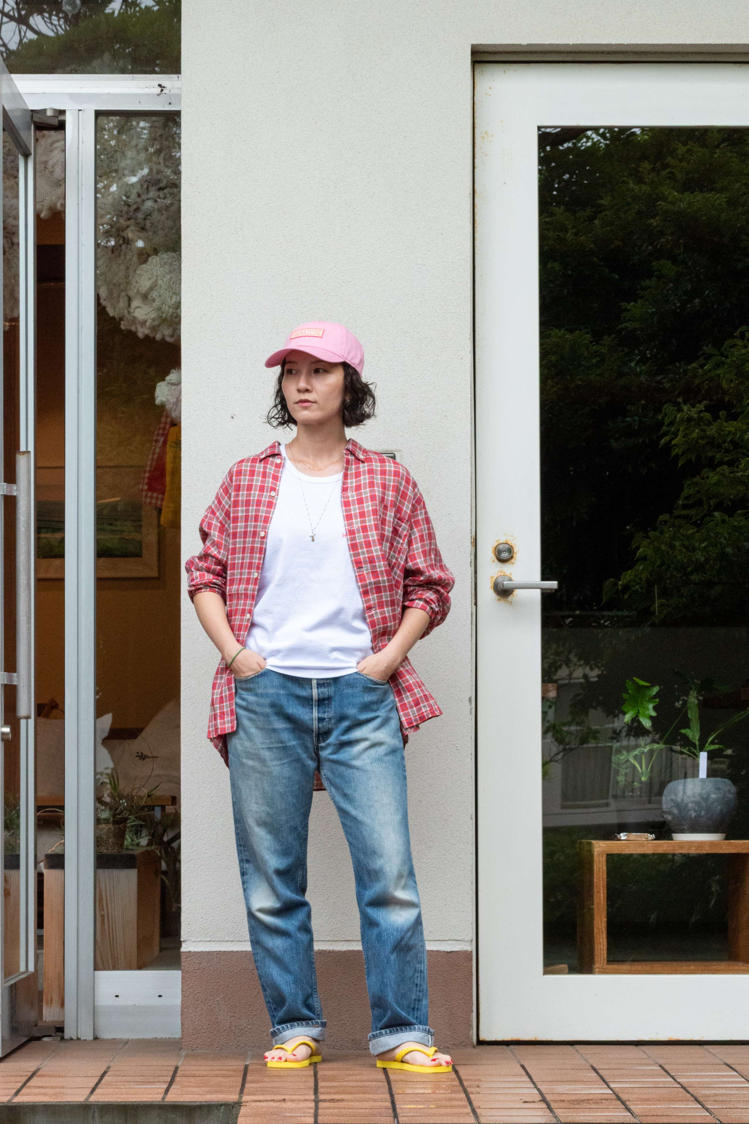 SUNSHINE+CLOUD プルオーバー チェックシャツ セール】【Cloudstyle】オーバーサイズ オンブレチェックシャツ