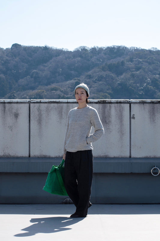 吊り編みトレーナー