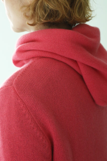 CASHMERE KNIT HOOD