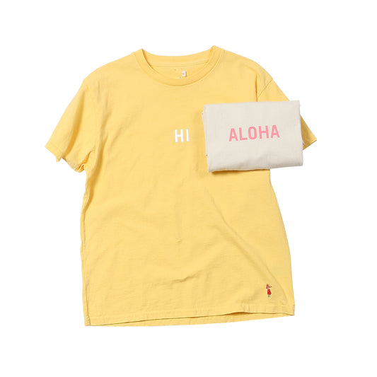 Short sleeve T-shirt/ALOHA-MAHALO