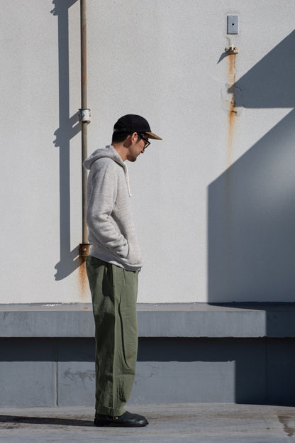 吊り編みパーカ