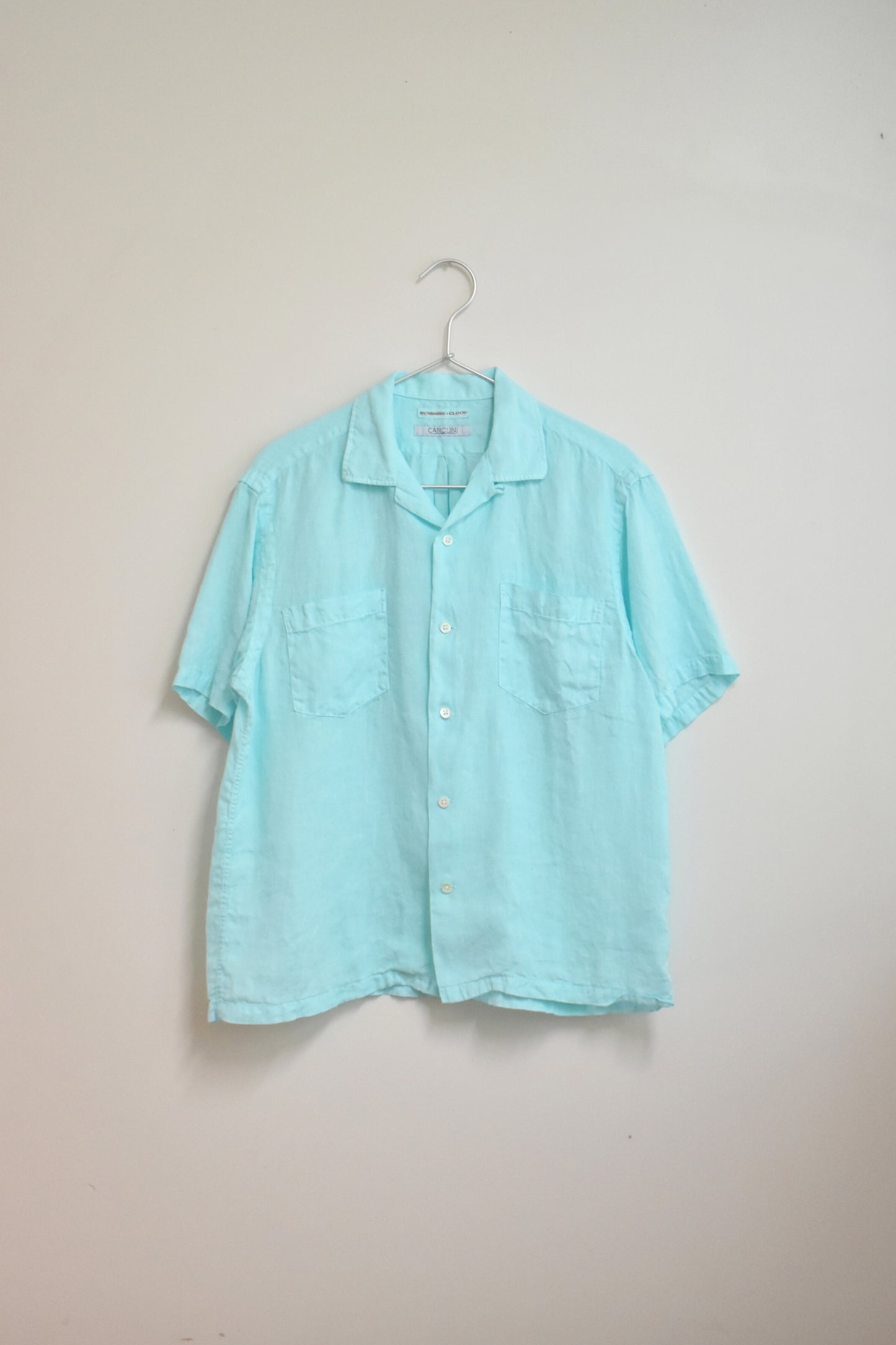 Linen over dyed key west/short sleeve