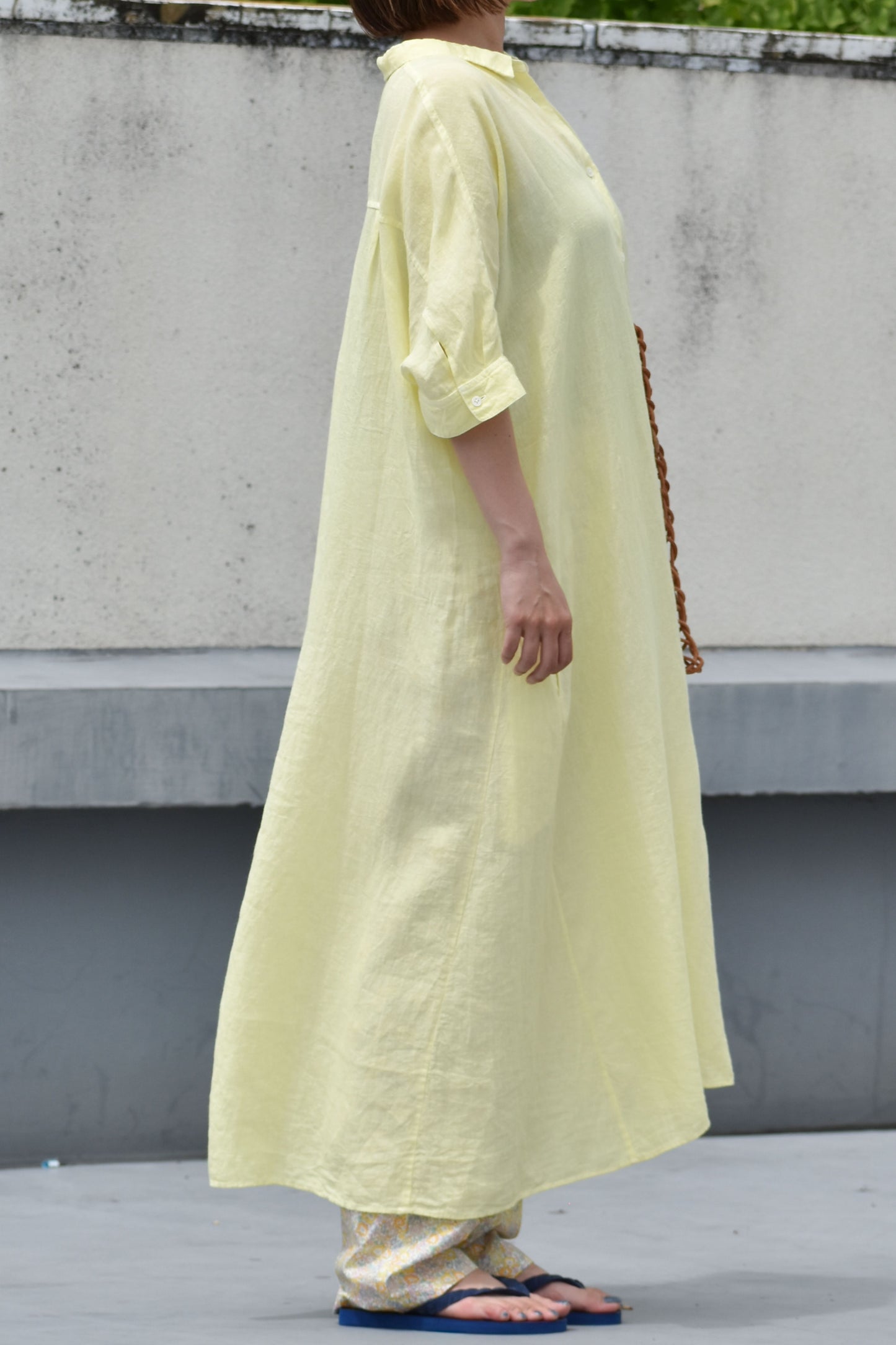 RAGLAN SLEEVE SHIRT DRESS