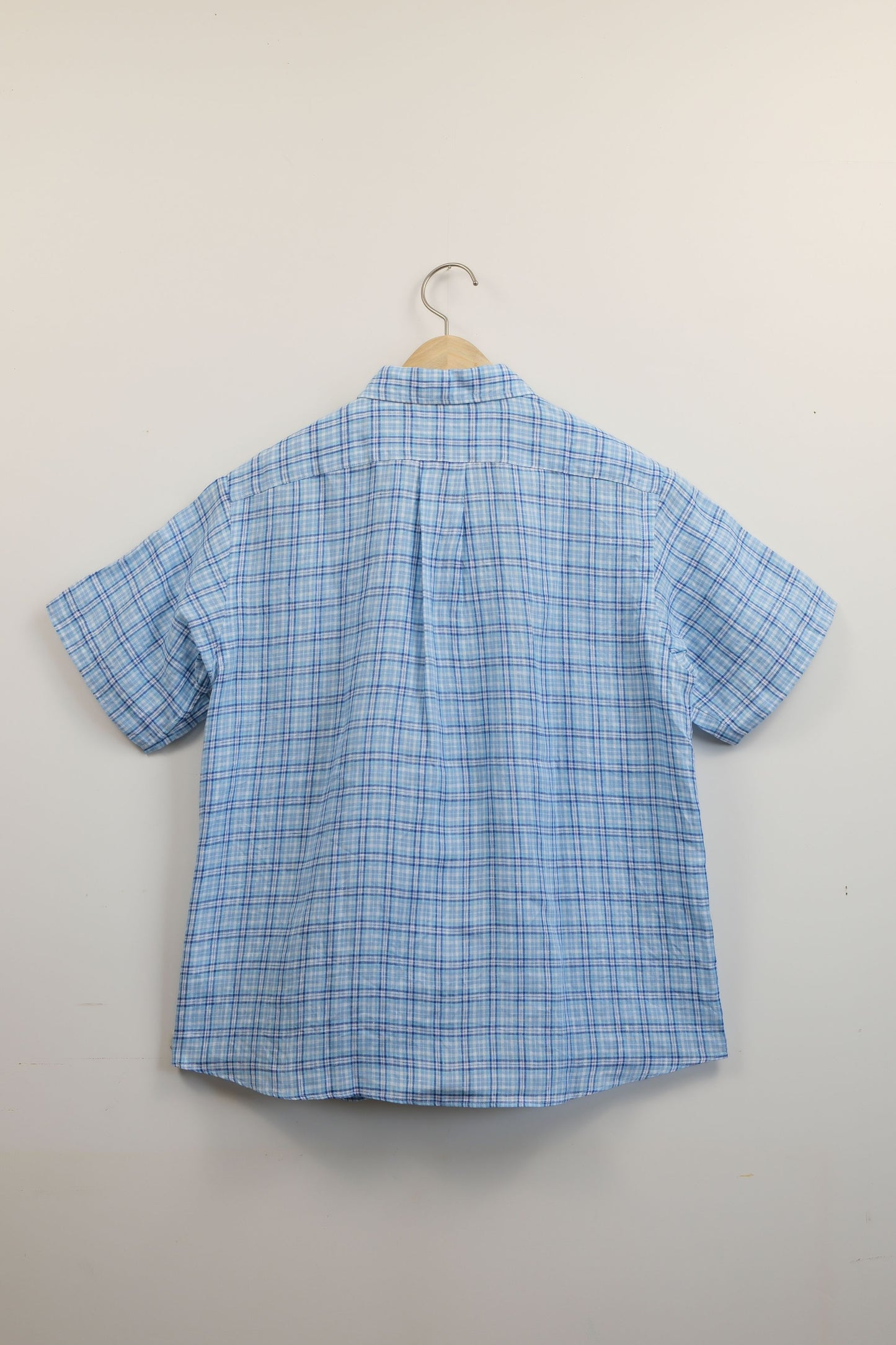 NEW WEST SHIRT SS / CANCLINI BLUE CHECK