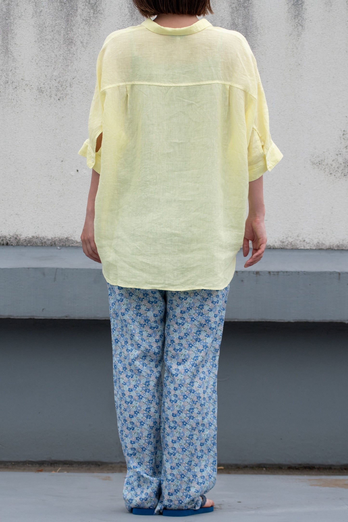LAYERED PANTS LINEN
