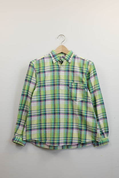 SLIP ON SHIRT / COTTON MADRAS CHECK