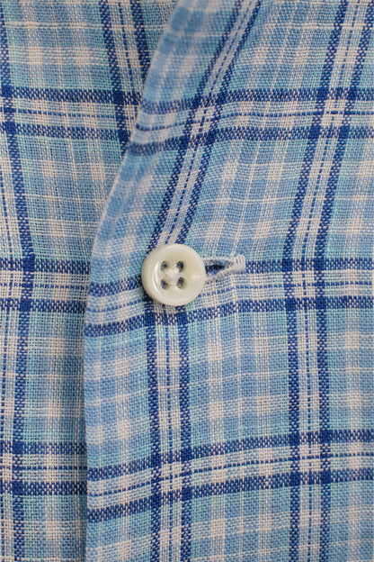 NEW WEST SHIRT SS / CANCLINI BLUE CHECK