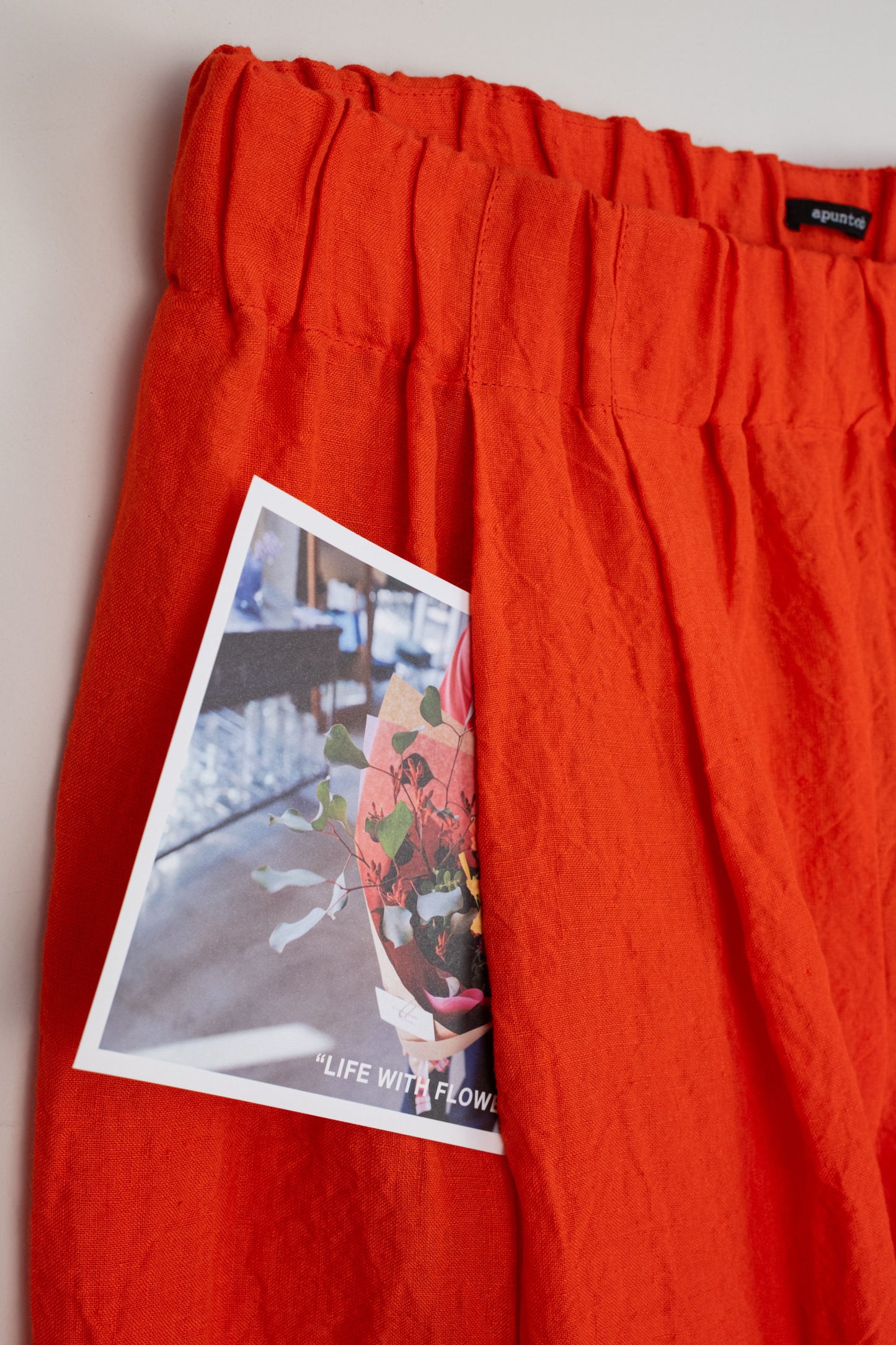 apuntob linen trousers