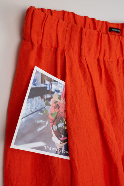apuntob linen trousers