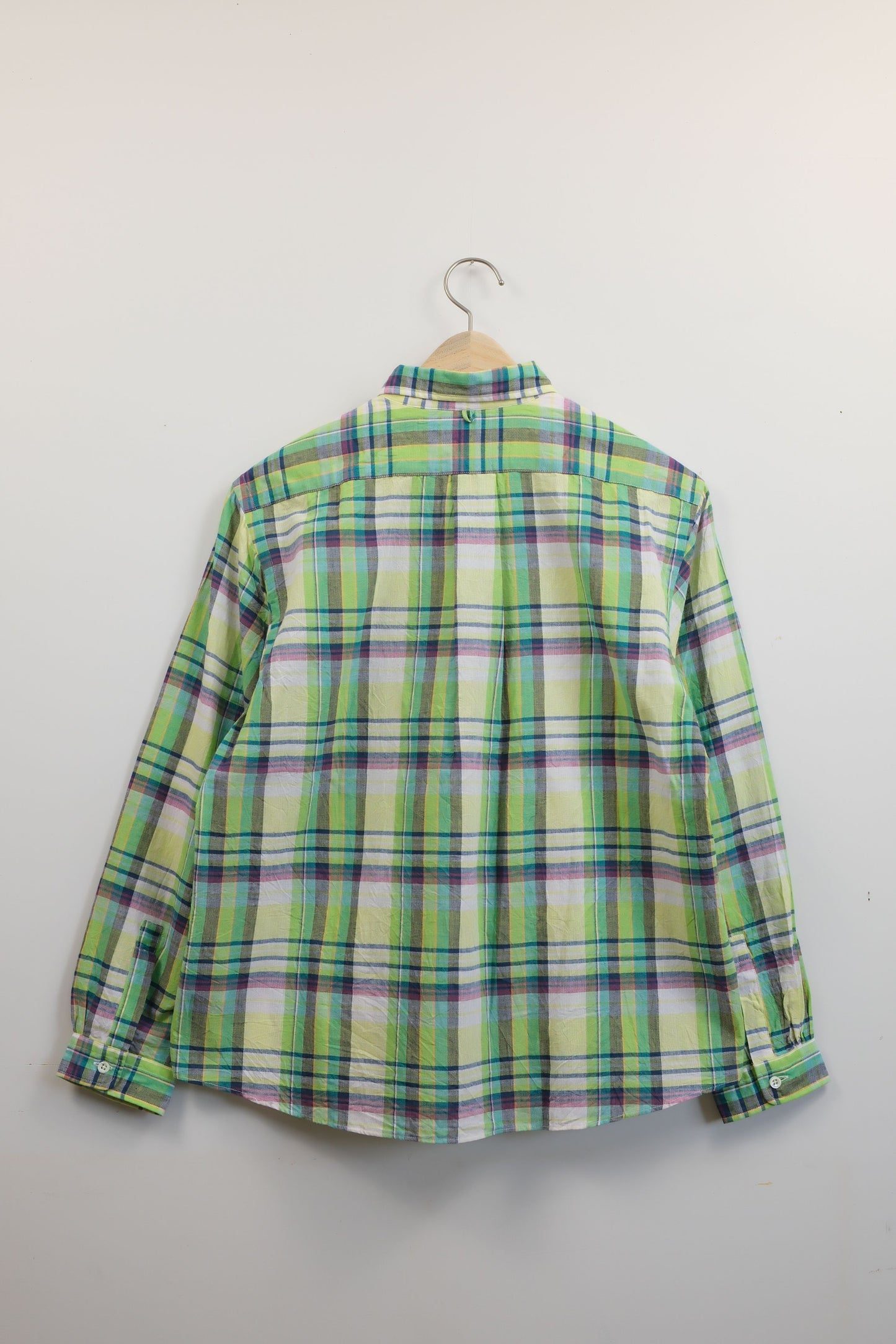 SLIP ON SHIRT / COTTON MADRAS CHECK
