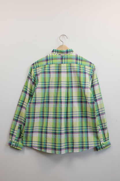 SLIP ON SHIRT / COTTON MADRAS CHECK