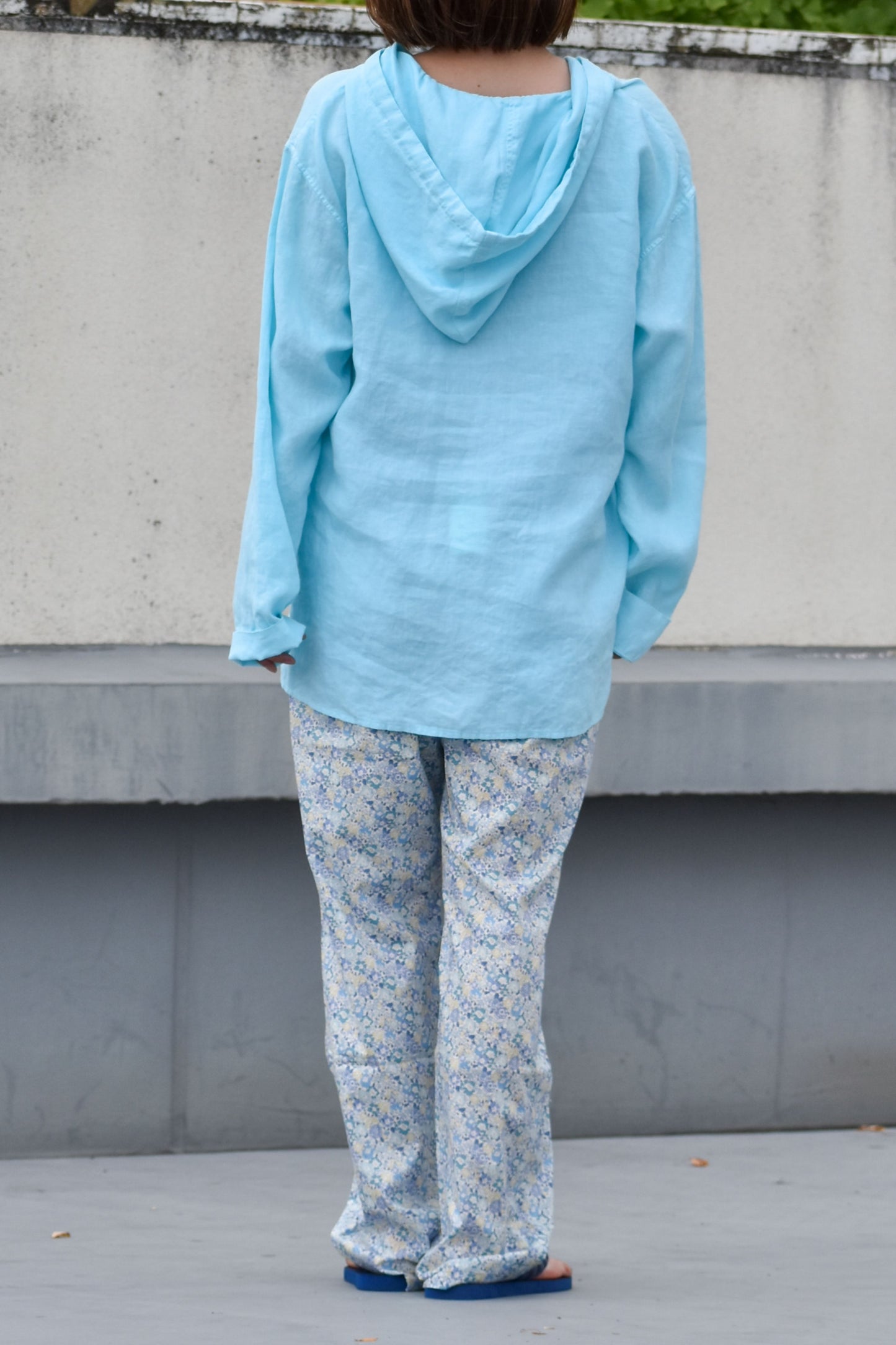 LAYERED PANTS COTTON