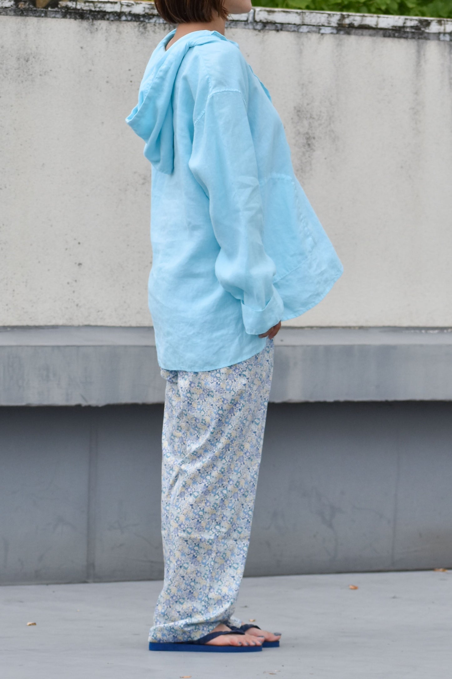 LAYERED PANTS COTTON