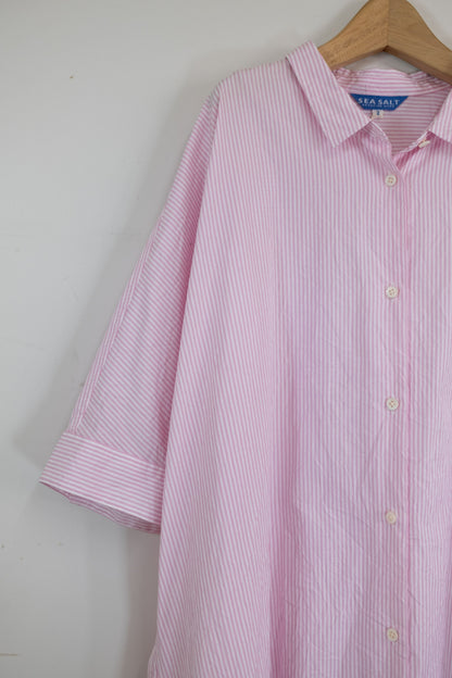 RAGLAN SLEEVE SHIRT DRESS