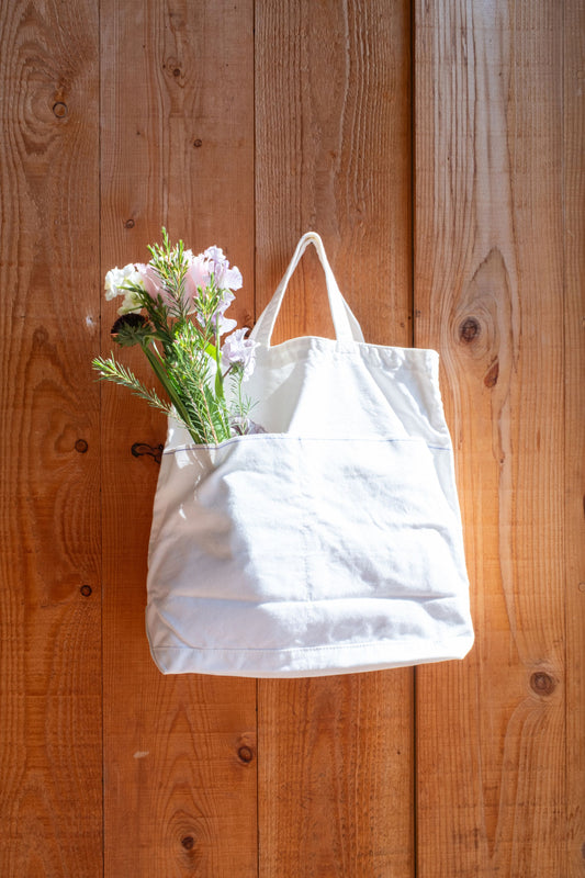 NEW MARKET BAG | ホワイトキャンバス